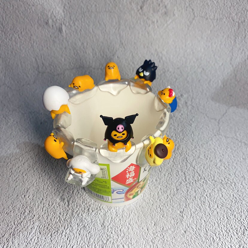 Kids Toys Under 1 Year - Sanrio Gudetama Cup Edge Mini Figure