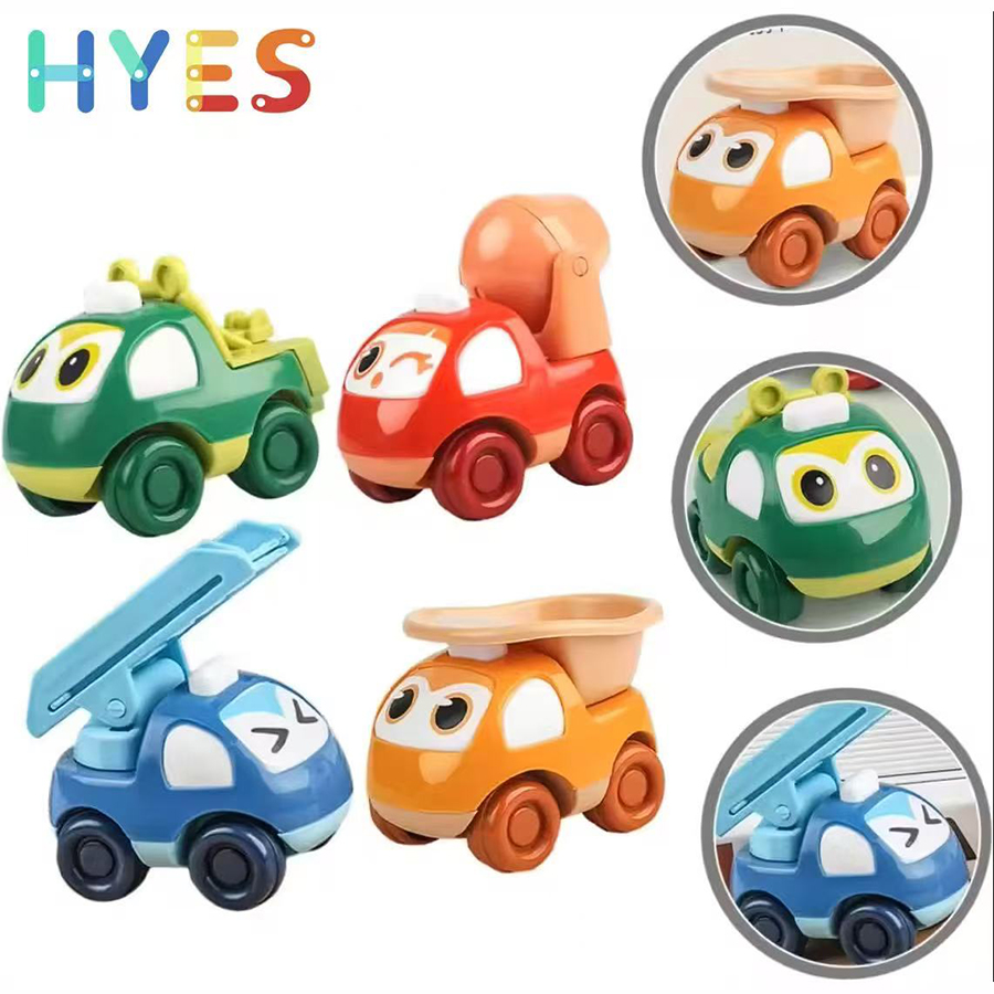 Kids Toys Under 1 Year - Children's Inertial Toy Car, Engineering Firefighting