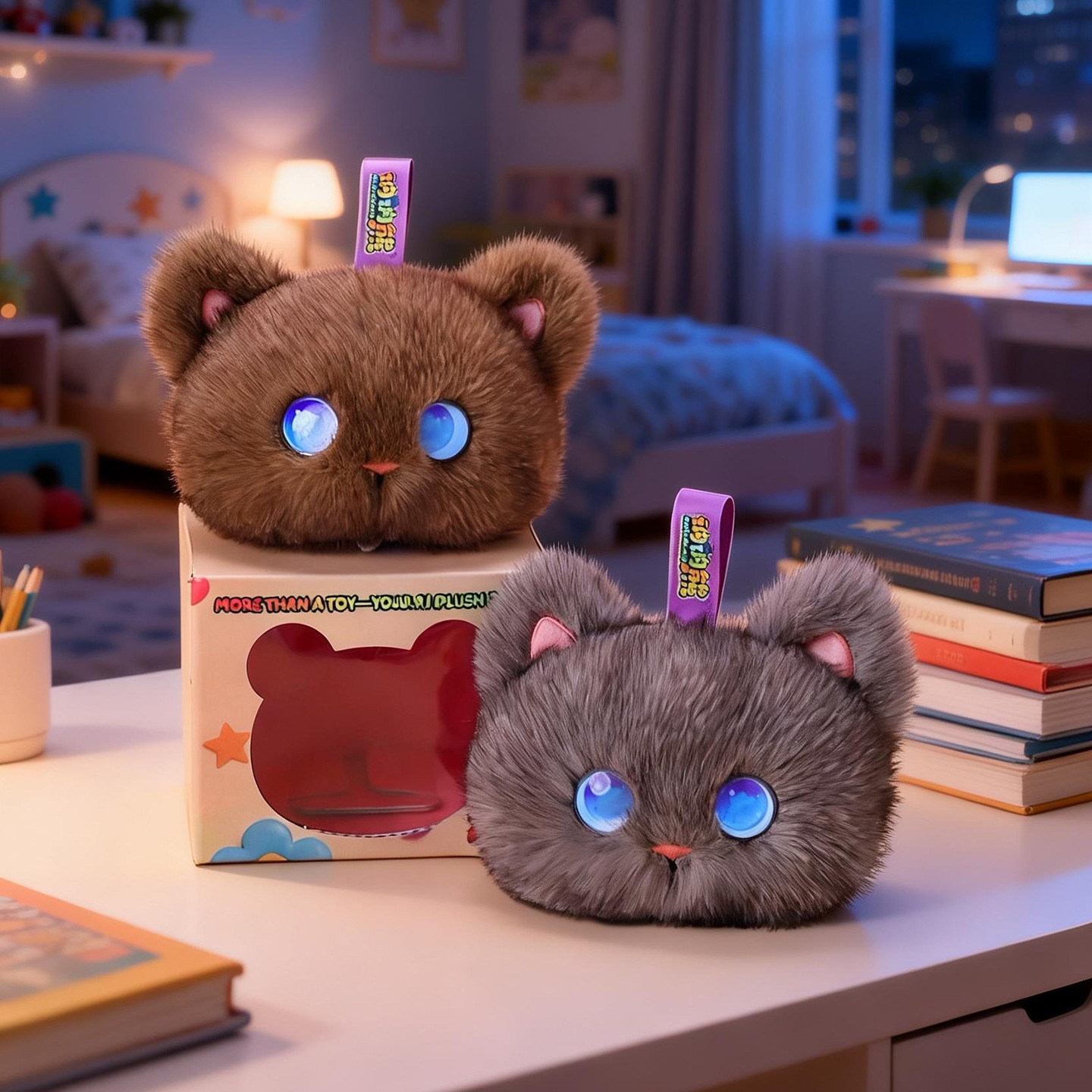 Kids Y Toys - Tobot AI Plush Cat Toy Interactive
