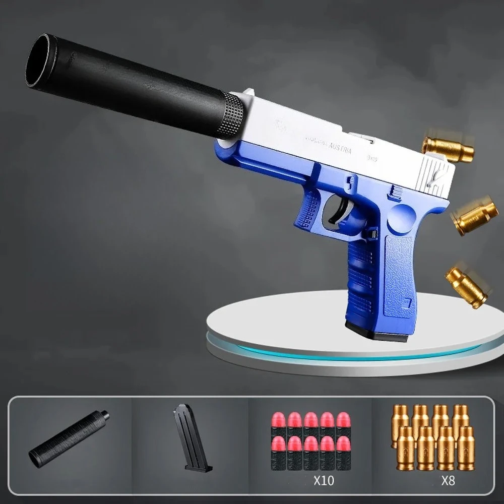Foam Dart Gun - 6S-Desert Eagle Soft Bullet Toy Gun