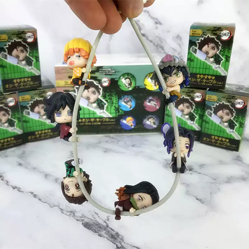 Kids Toys Under 1 Year - Demon Slayer Anime figure cable holder