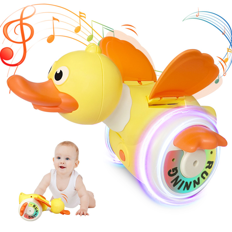 Kids Toys Under 1 Year - Kid Electric Rotating Duck Simulated Foraging