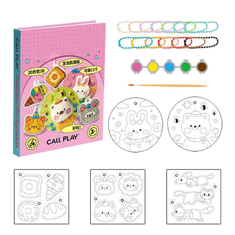Kids Toys Drawing - Foam Paper Crafts For Kids 3D
