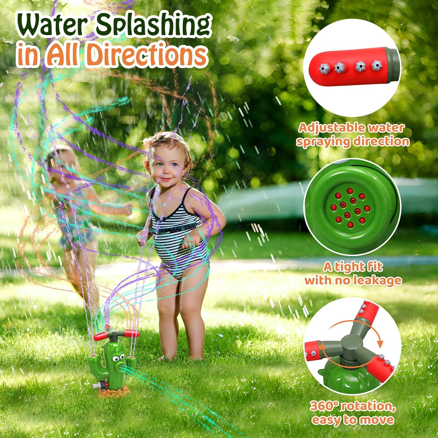 Water Spray Toy Cactus Sprinkl - đánh giá và giá Kids Yard Toys