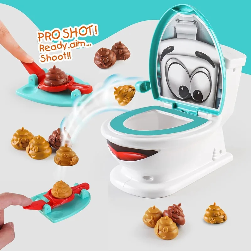 Poop Game Toilet Toy with 12 P - đánh giá và giá Kids Toys Under $20