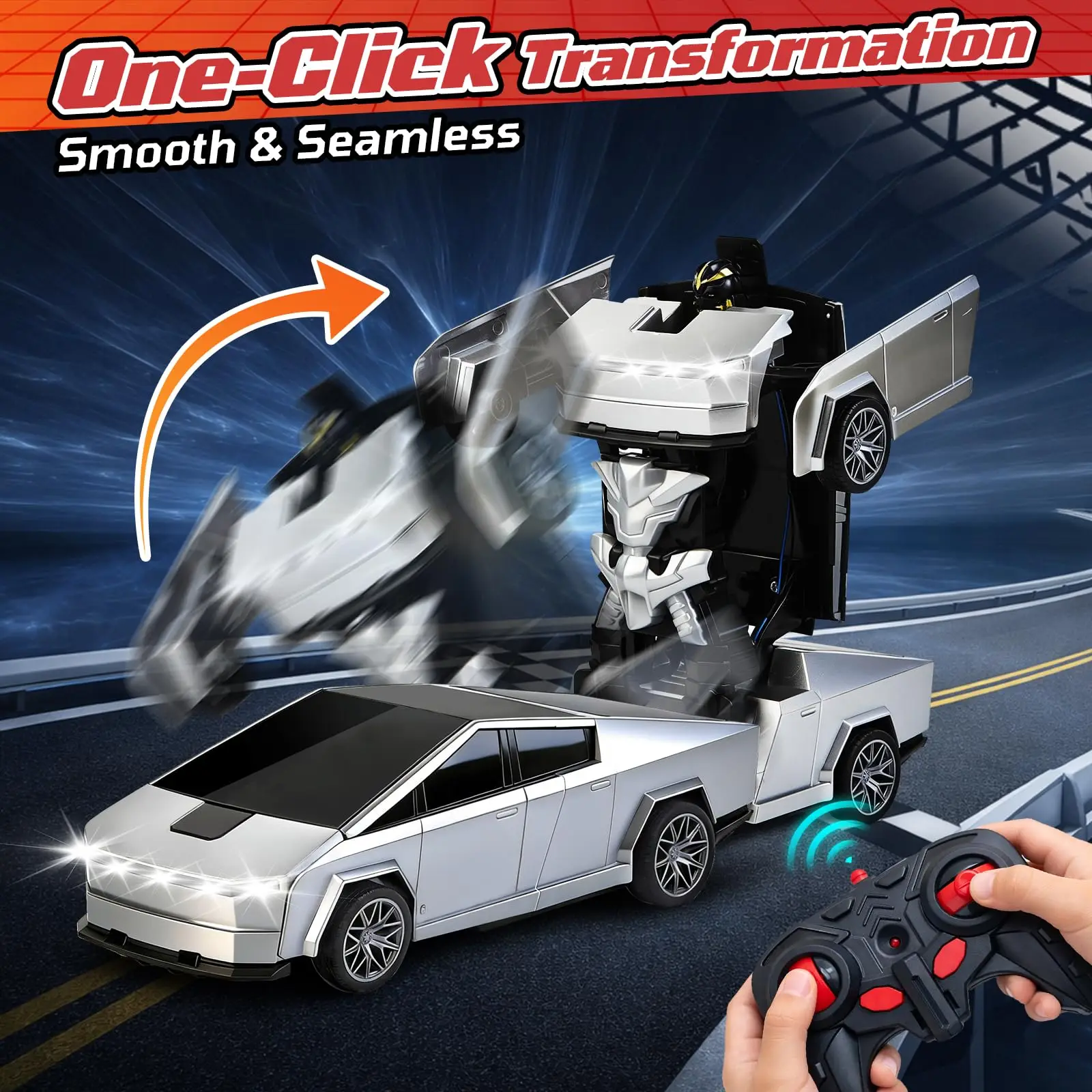 2.4GHz RC Transforming Robot C - đánh giá và giá Kids Xbox Toys