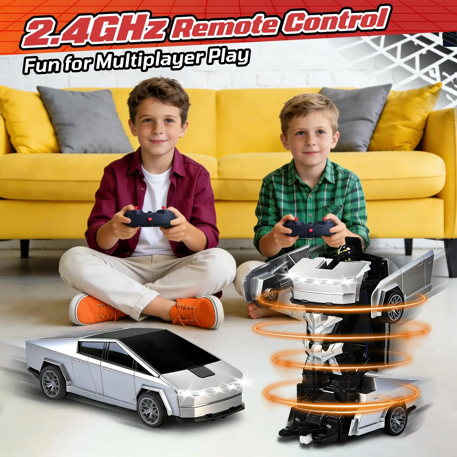 2.4GHz RC Transforming Robot C - đánh giá và giá Kids Xbox Toys