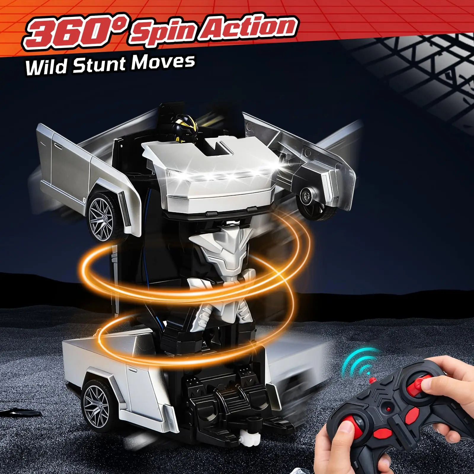 2.4GHz RC Transforming Robot C - đánh giá và giá Kids Xbox Toys