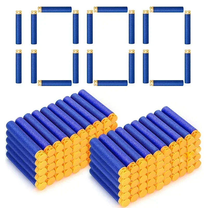 HOT1000-50pcs Blue Hollow Dart - đánh giá và giá Foam Dart Gun