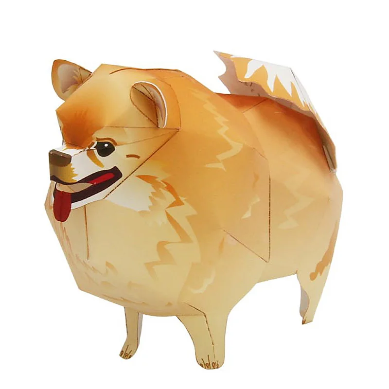 Pomeranian Dog Folding Origami - đánh giá và giá Kids Toys Dog