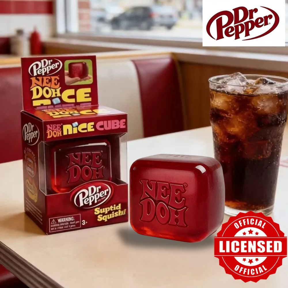 Dr Pepper X NeeDoh Nice Cube S - đánh giá và giá Kids Y Toys
