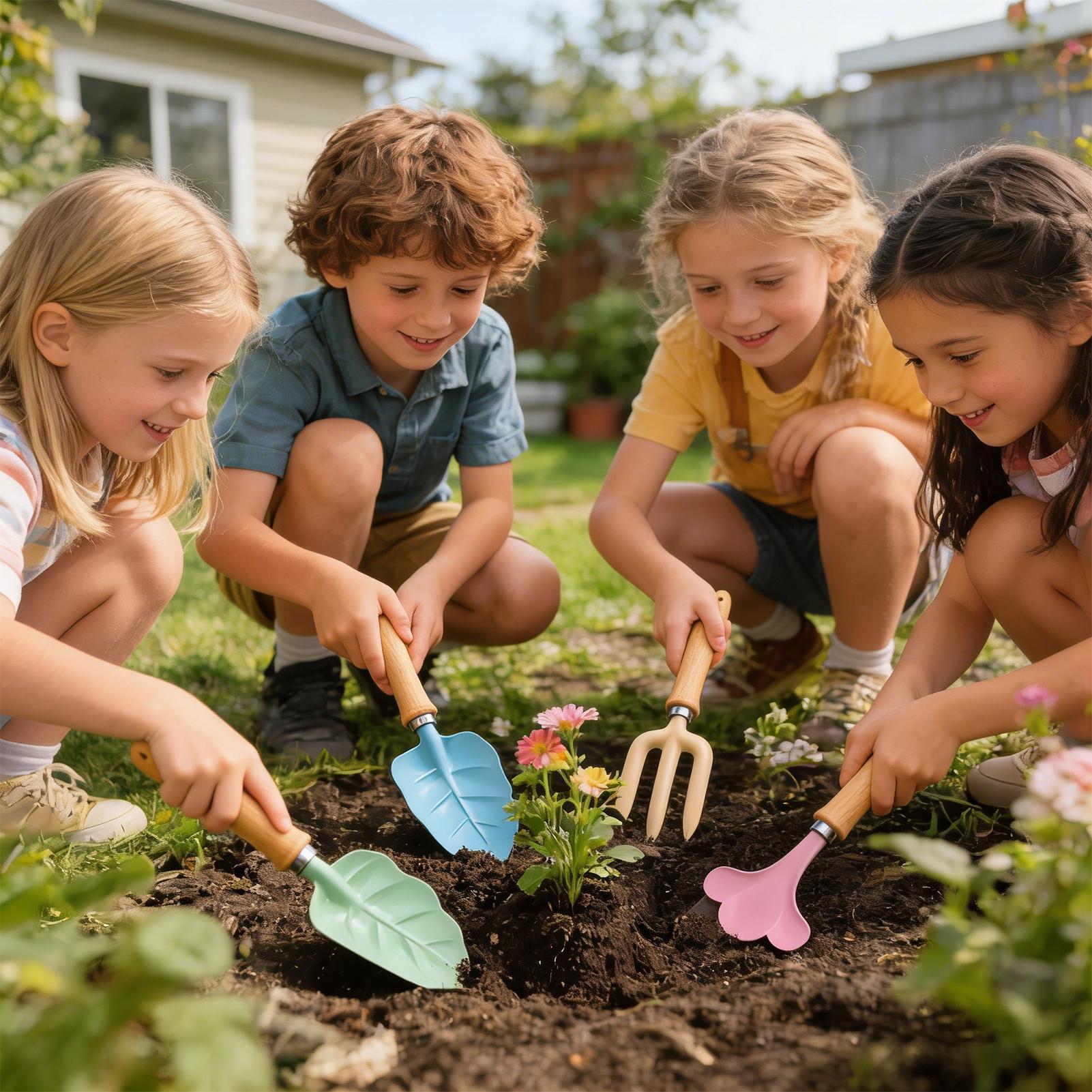 Kids Gardening Set 4 Piece Lea - đánh giá và giá Kids Yard Toys