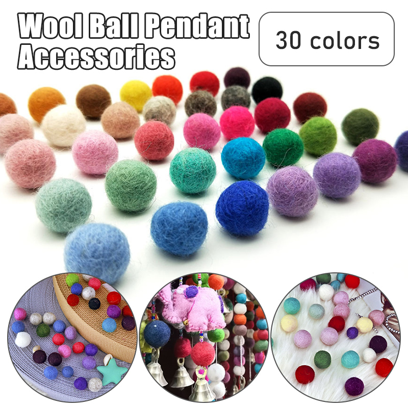 10/30pcs 2cm Wool Felt Balls R - đánh giá và giá Kids Toys In Wholesale