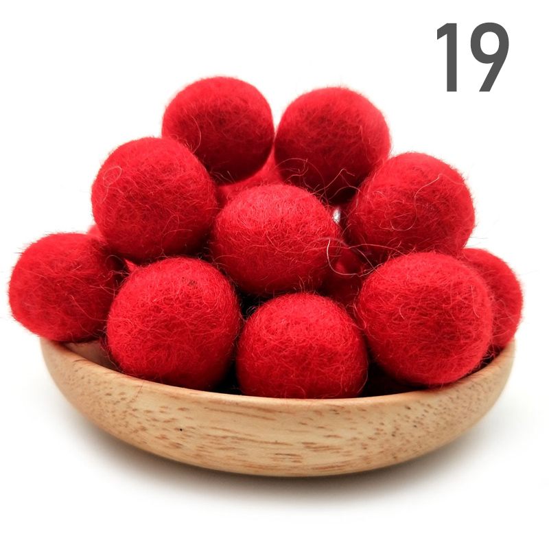 10/30pcs 2cm Wool Felt Balls R - đánh giá và giá Kids Toys In Wholesale