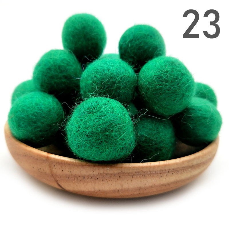 10/30pcs 2cm Wool Felt Balls R - đánh giá và giá Kids Toys In Wholesale