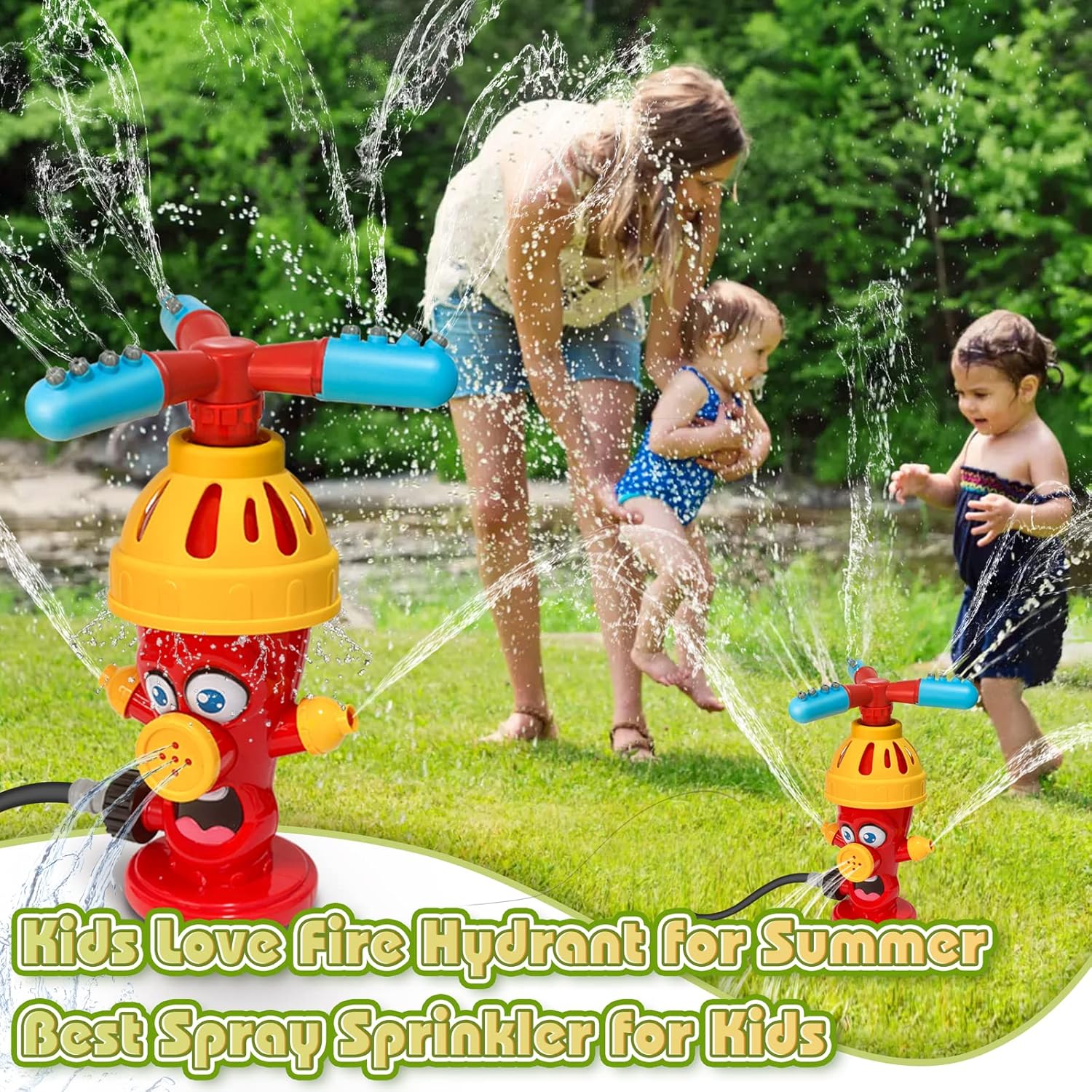 Hydrant Sprinkle Water Spray T - đánh giá và giá Kids Yard Toys