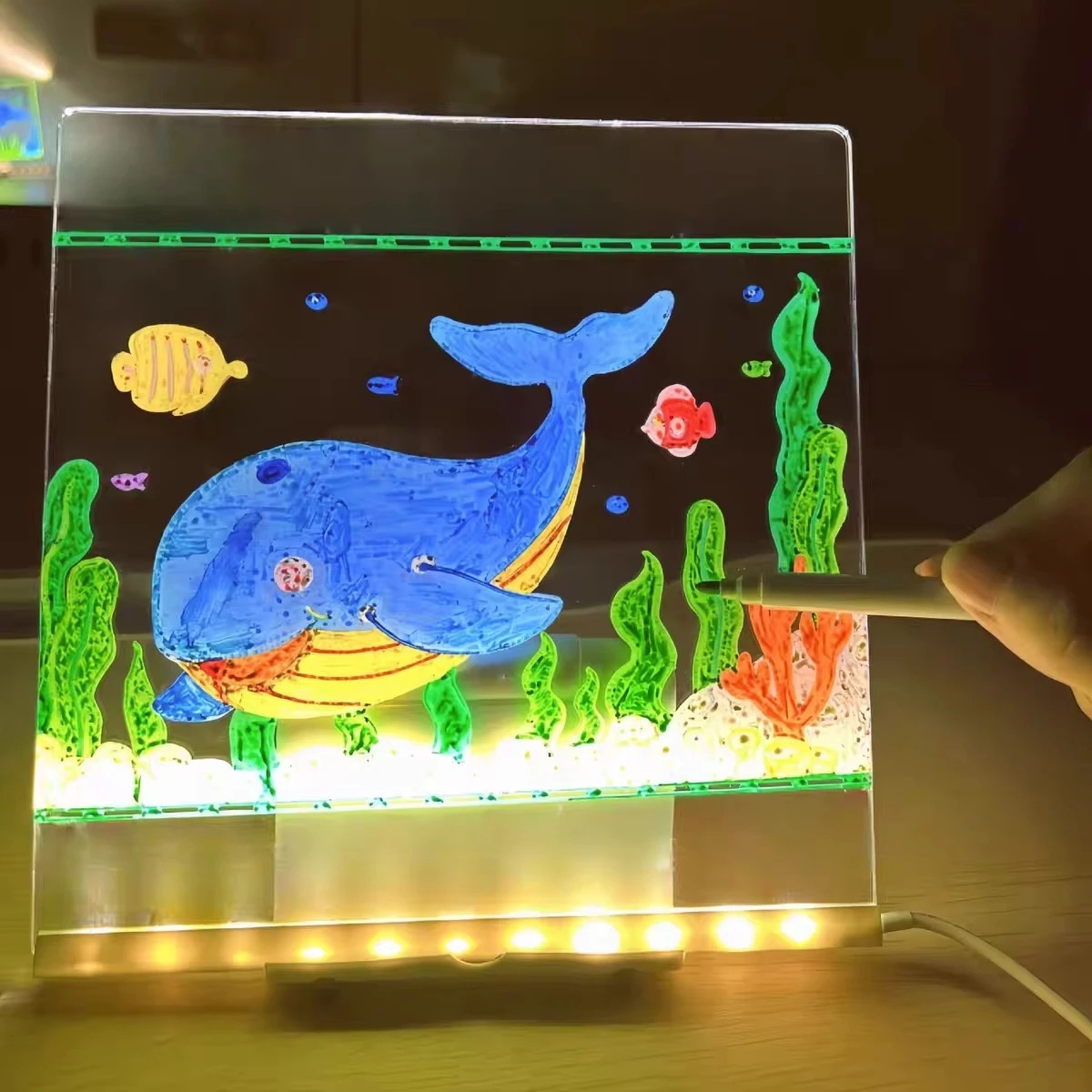 Magic Glow Kids Drawing Board: - đánh giá và giá Kids Toys Drawing