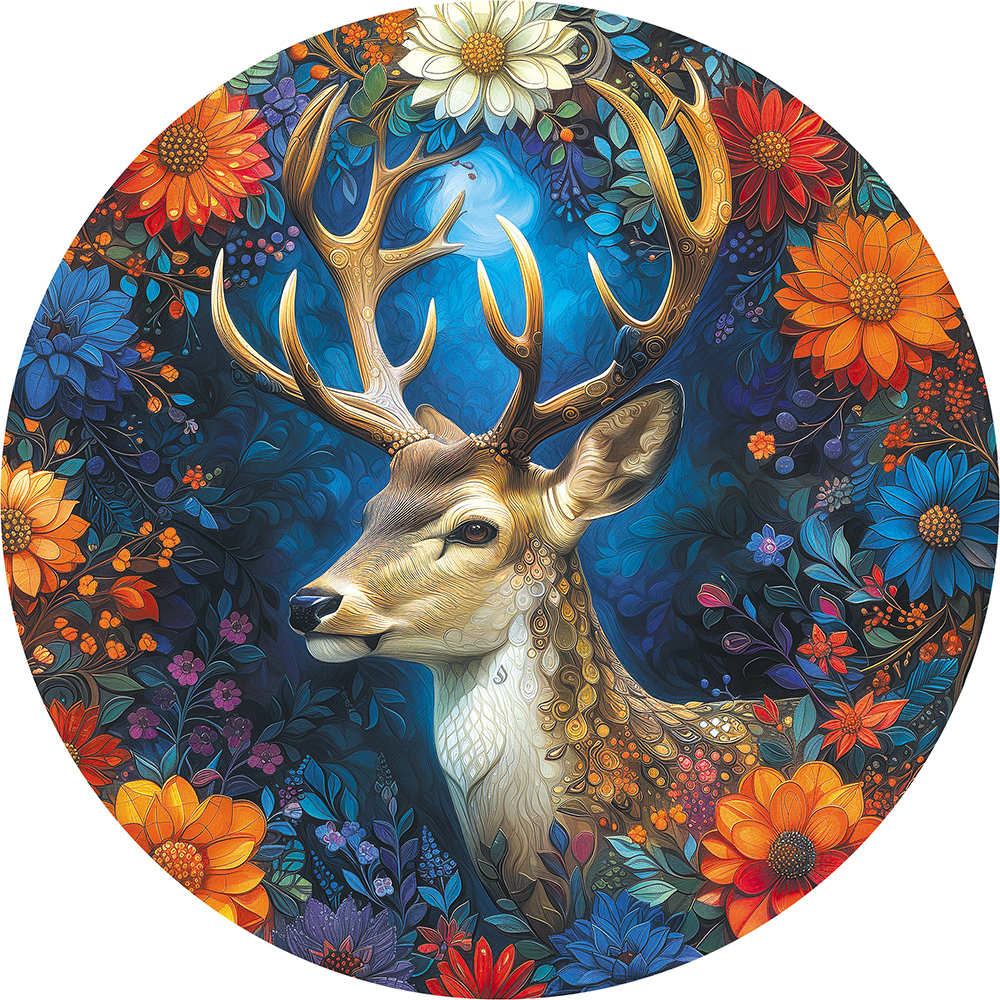 Lovely Sika Deer Dog  Wood Jig - đánh giá và giá Kids Toys Unique