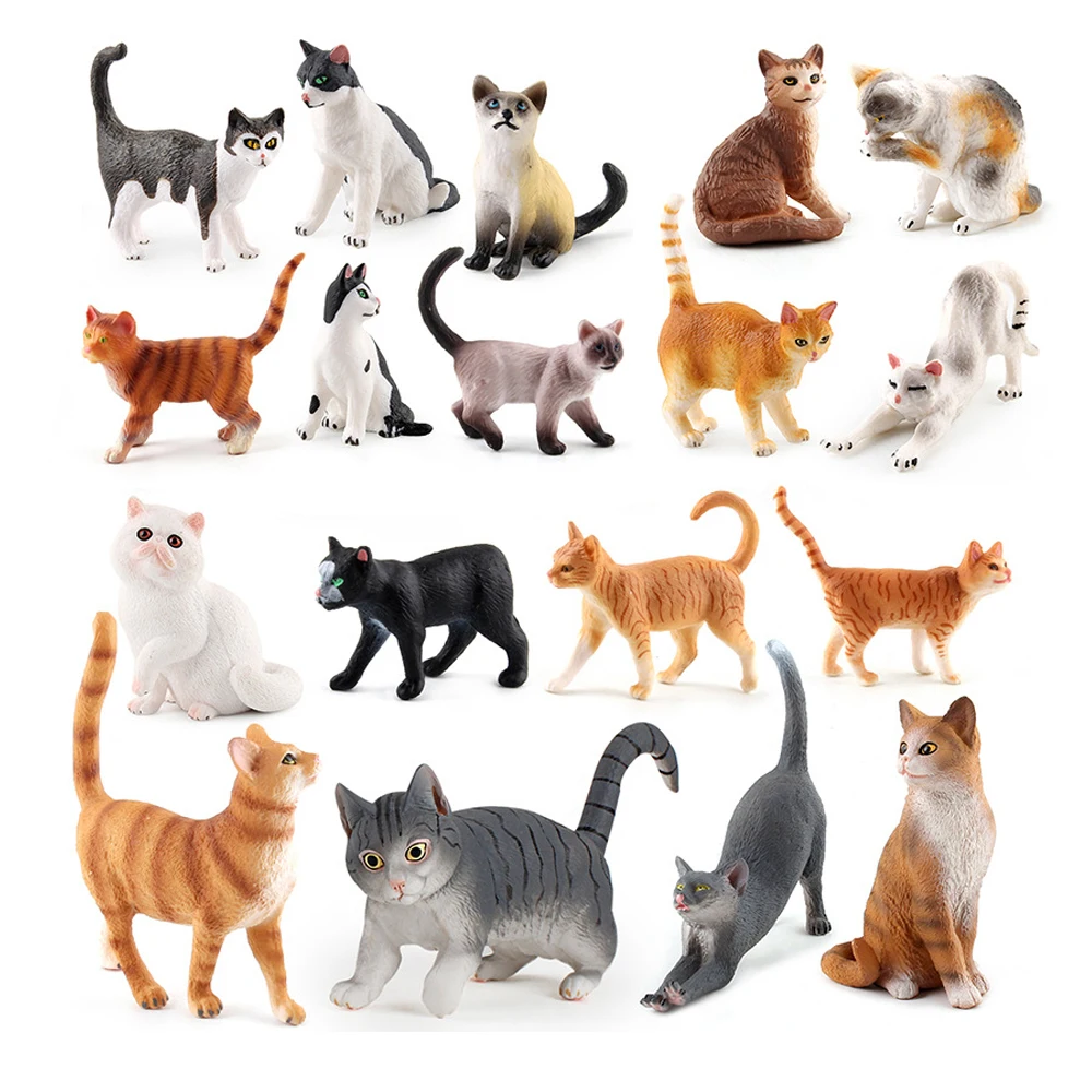 Cat Model Toys Farm Animals Mi - đánh giá và giá Kids Toys Under 1 Year