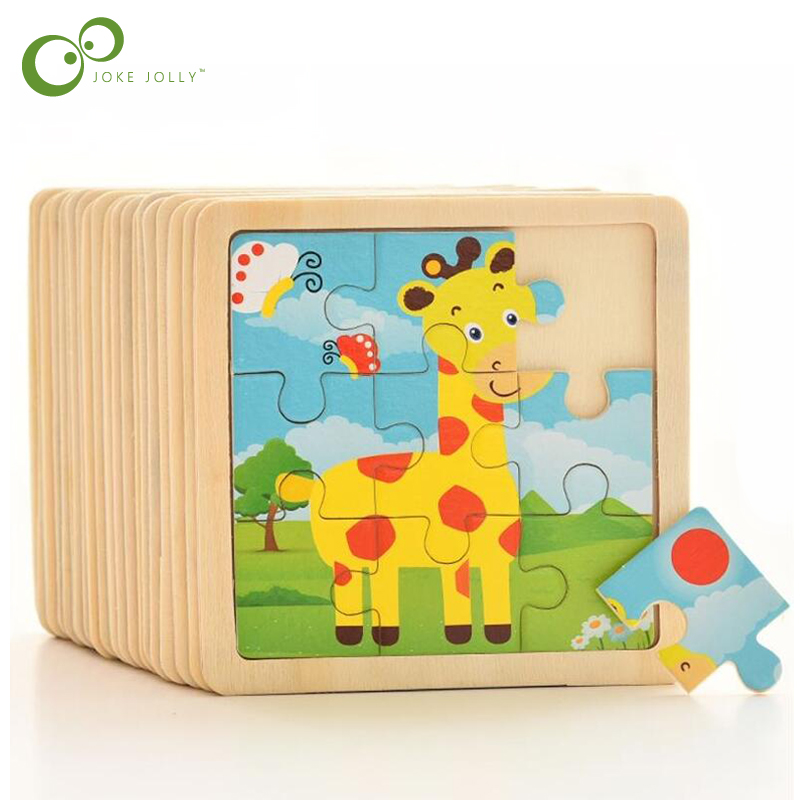 4PCS/lot 3D Wooden Jigsaw Puzz - đánh giá và giá Kids Toys In Wholesale