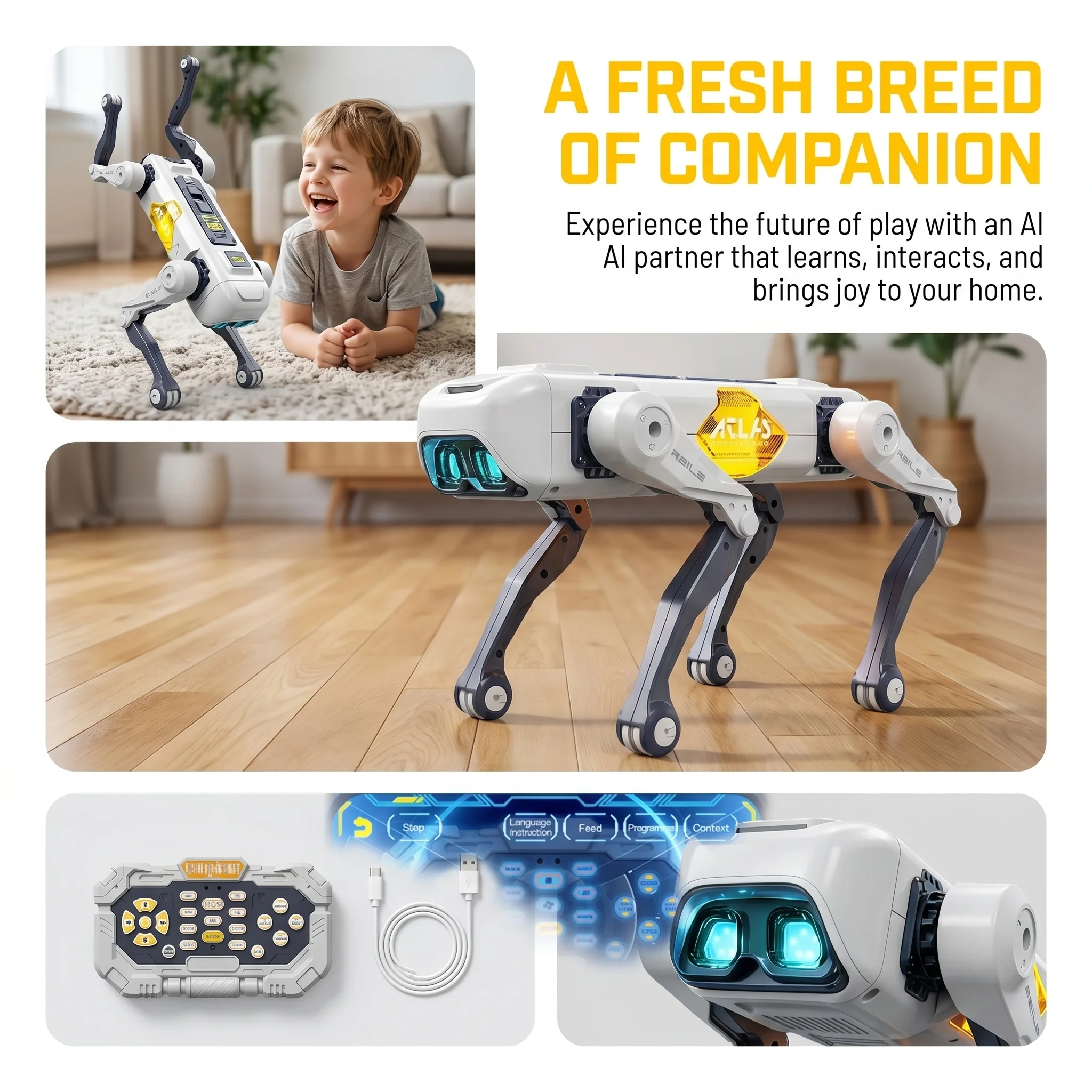 AI Smart Robot Dog, Voice & AP - đánh giá và giá Kids Toys Dog
