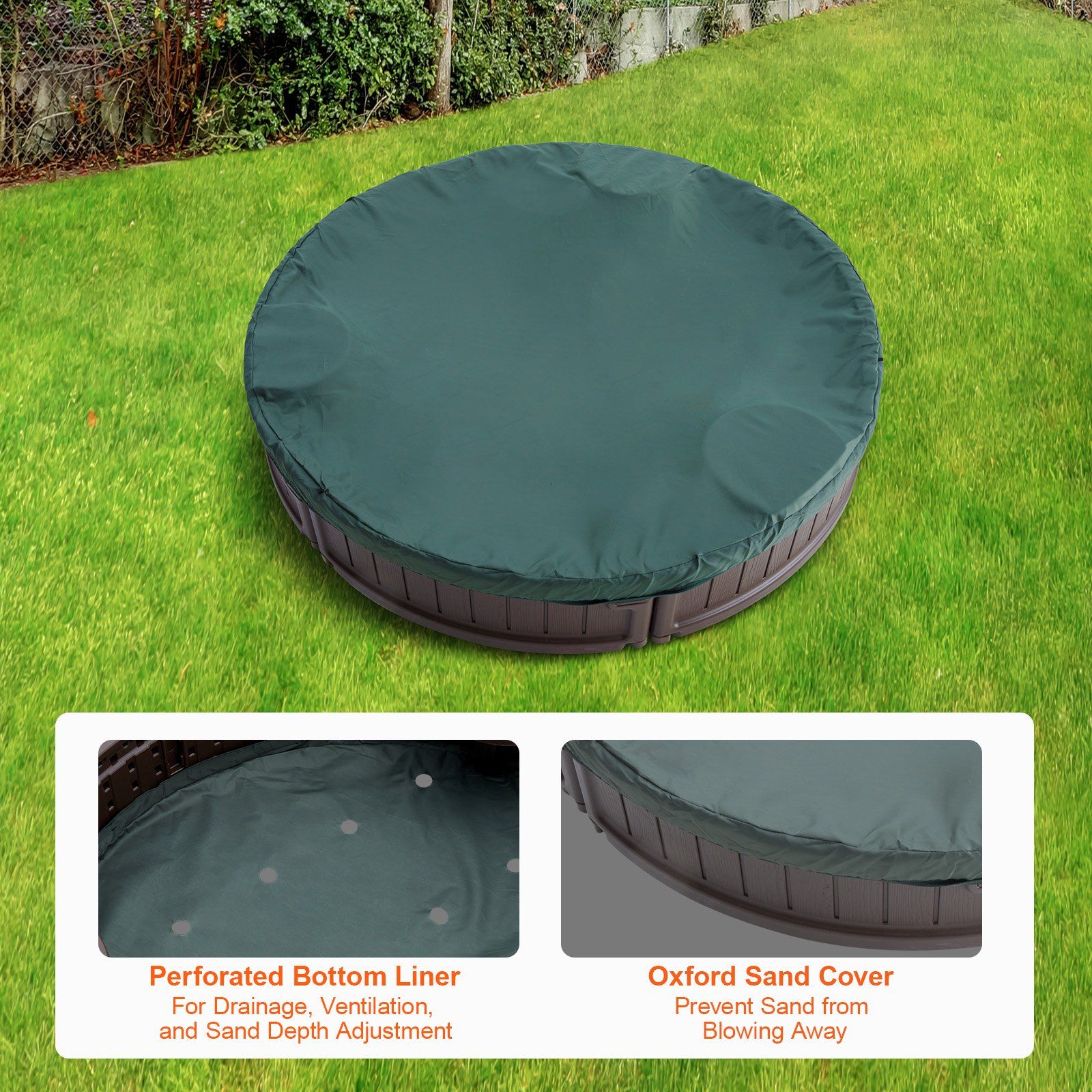 47.2 X 9.1 Brown HDPE Sand Box - đánh giá và giá Kids Xbox Toys