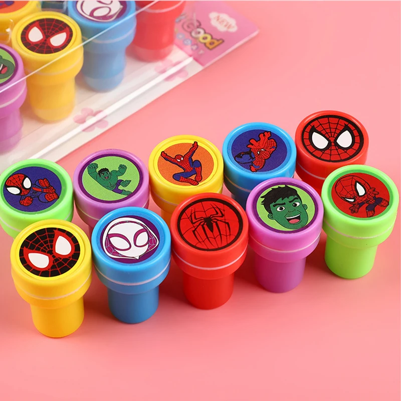 Cartoon Superhero Mini Stamps, - đánh giá và giá Kids Toys Drawing