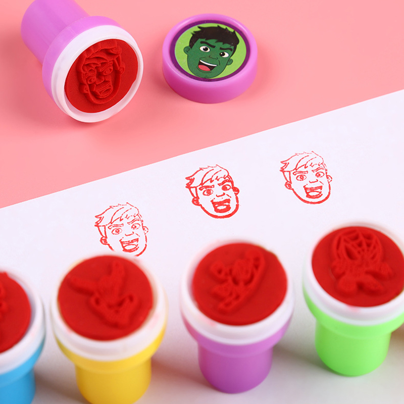 Cartoon Superhero Mini Stamps, - đánh giá và giá Kids Toys Drawing