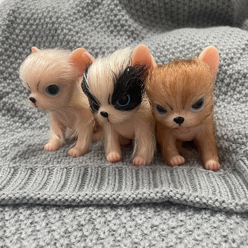5Inch Full Body Silicone Cute  - đánh giá và giá Kids Toys Dog