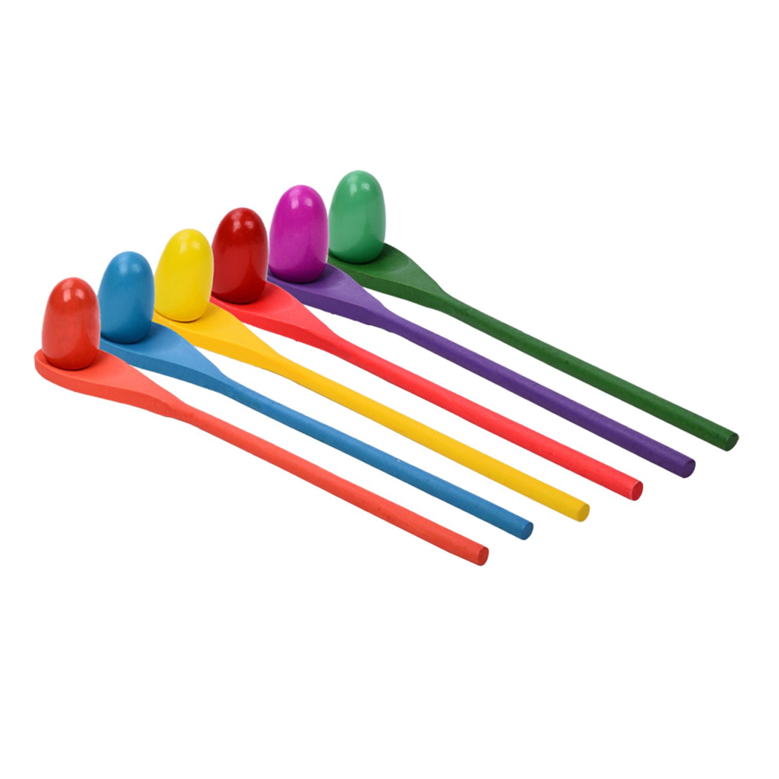 6 Pieces Egg Spoon Race Game H - đánh giá và giá Kids Yard Toys