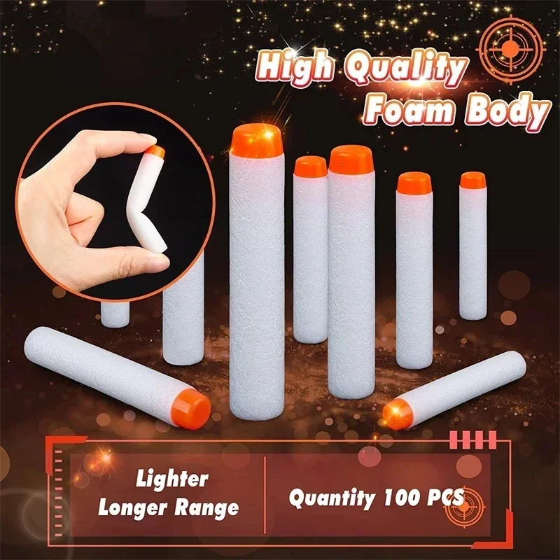 q-White Solid Round Head Bulle - đánh giá và giá Foam Dart Gun