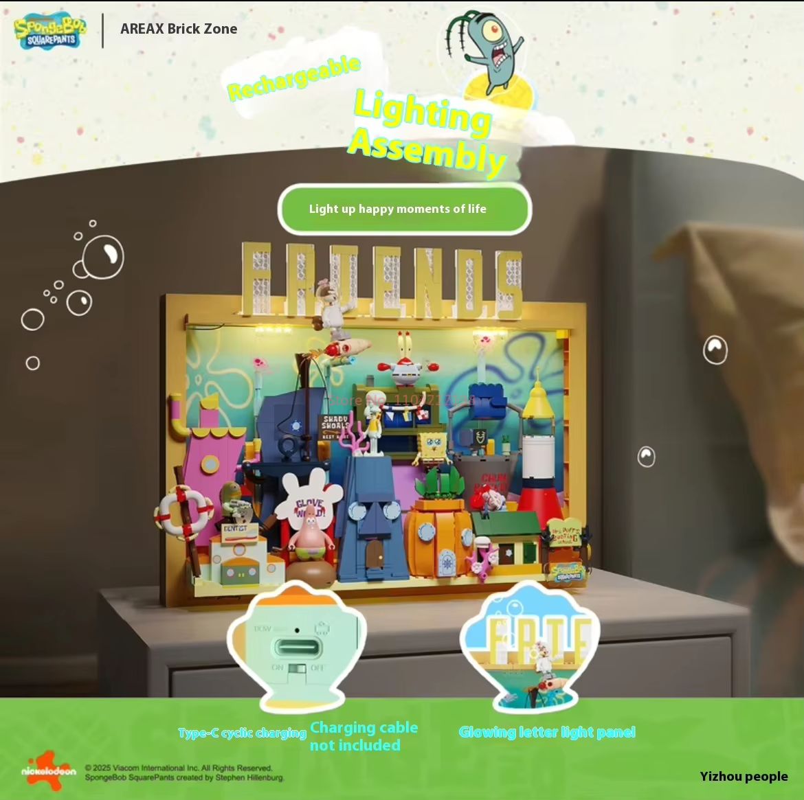 Official Area-X Spongebob Squa - đánh giá và giá Kids Xbox Toys